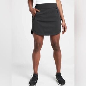 Athleta Black Golf Skirt with Shorts